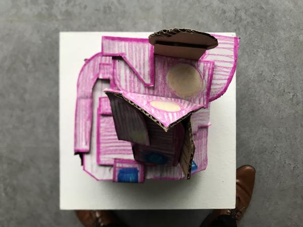 Metaverse House, cc02, Mixed media, 2023