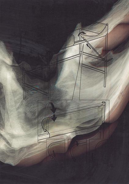 Sleep Cycles, Copied Dream Portraits, Untitled No. 09, acm09, Copy art, 21 x 29,7 cm, 2024