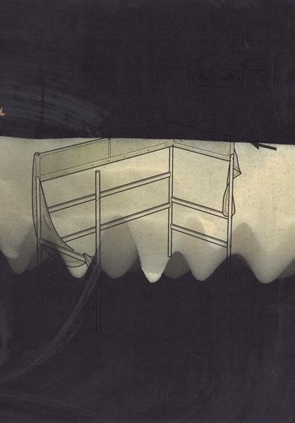 Sleep Cycles, Copied Dream Portraits, Untitled No. 18, acm18, Copy art, 21 x 29,7 cm, 2024