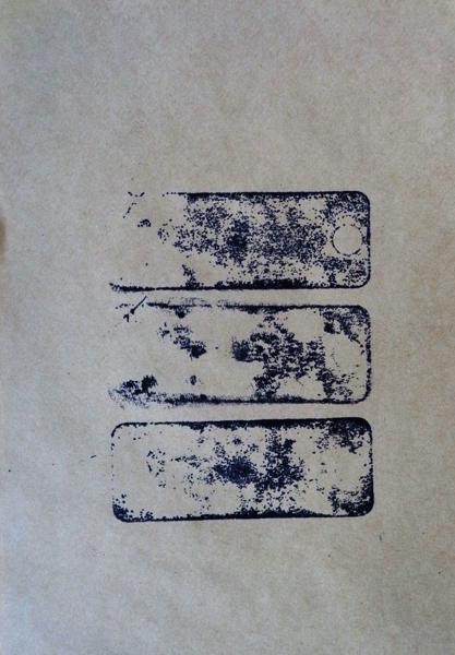 Three round holed Stones, No. 04, trhs04, Printed paper, 21,49 cm x 14 cm, 2023