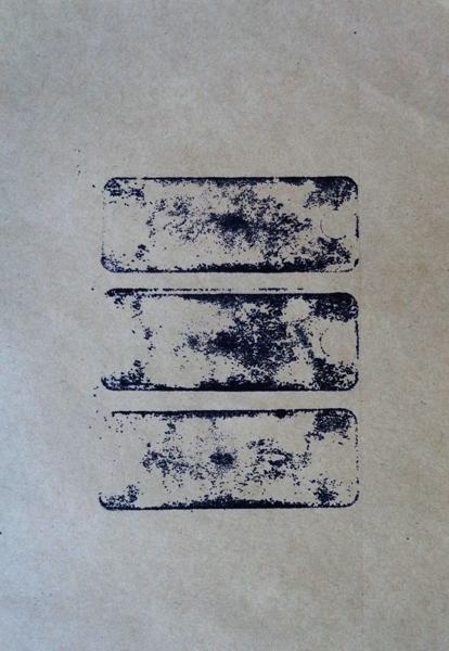 Three round holed Stones, No. 05, trhs05, Printed paper, 21,49 cm x 14 cm, 2023