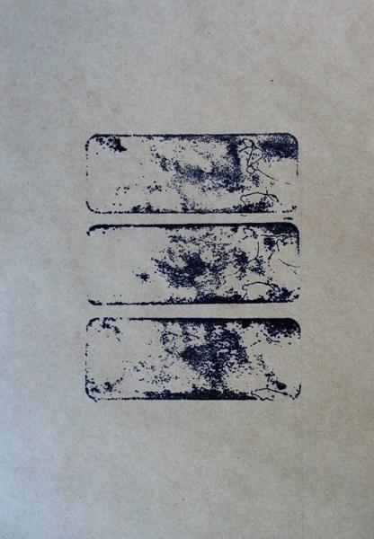 Three round holed Stones, No. 10, trhs10, Printed paper, 21,49 cm x 14 cm, 2023