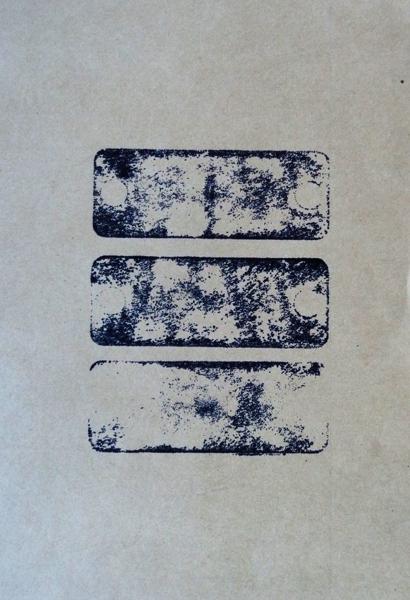 Three round holed Stones, No. 14, trhs14, Printed paper, 21,49 cm x 14 cm, 2023