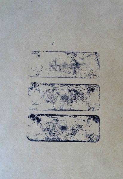 Three round holed Stones, No. 18, trhs18, Printed paper, 21,49 cm x 14 cm, 2023