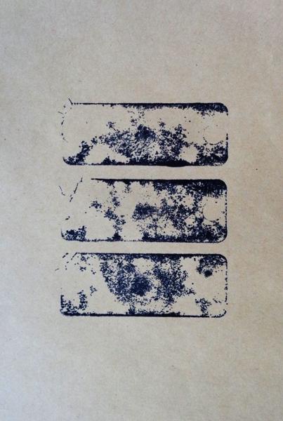 Three round holed Stones, No. 20, trhs20, Printed paper, 21,49 cm x 14 cm, 2023