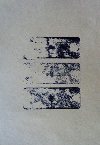 Three round holed Stones, No. 23, trhs23, Printed paper, 21,49 cm x 14 cm, 2023