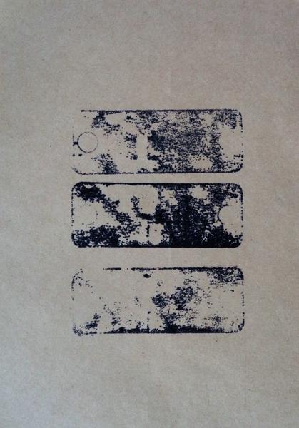 Three round holed Stones, No. 30, trhs30, Printed paper, 21,49 cm x 14 cm, 2023