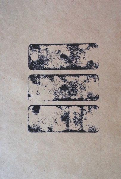 Three round holed Stones, No. 51, trhs51, Printed paper, 21,49 cm x 14 cm, 2023