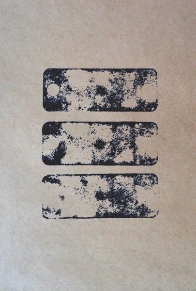 Three round holed Stones, No. 52, trhs52, Printed paper, 21,49 cm x 14 cm, 2023