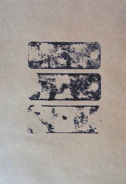 Three round holed Stones, No. 58, trhs58, Printed paper, 21,49 cm x 14 cm, 2023
