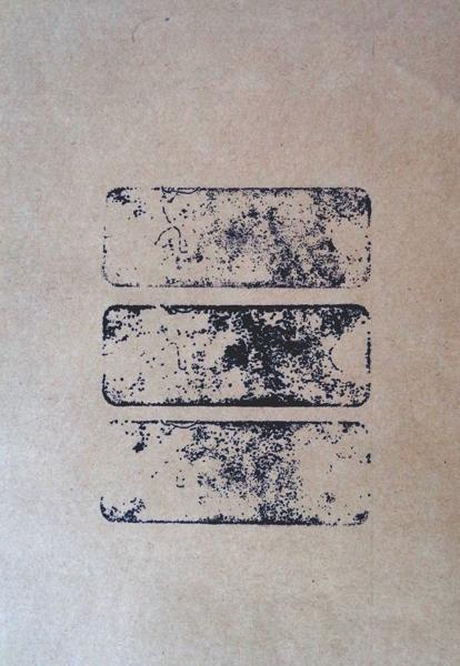 Three round holed Stones, No. 63, trhs63, Printed paper, 21,49 cm x 14 cm, 2023